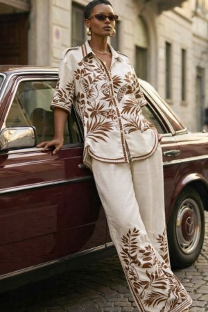 DESENLİ TAKIM KETEN KUMAŞ 185919