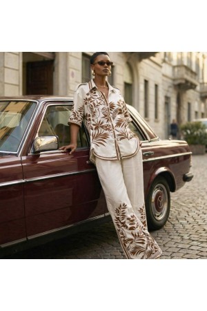 DESENLİ TAKIM KETEN KUMAŞ 185919