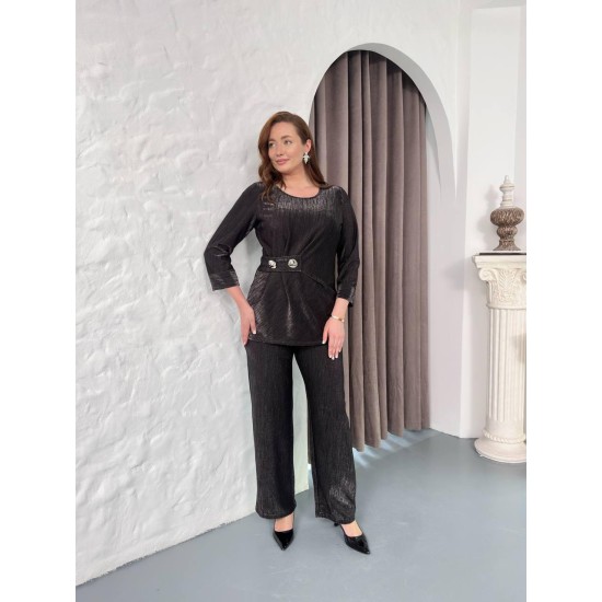 Black Glitter Fabric Set – 185784