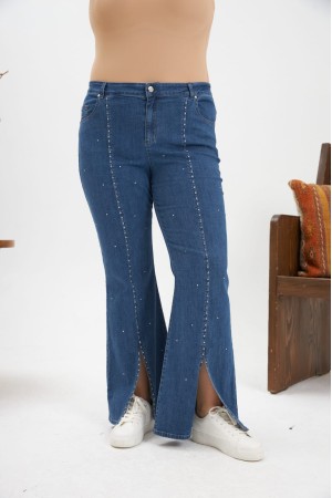 LIKRALI TAŞLI ISPANYOL JEAN 186119