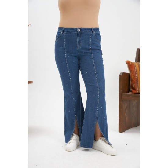 LIKRALI TAŞLI ISPANYOL JEAN 186119