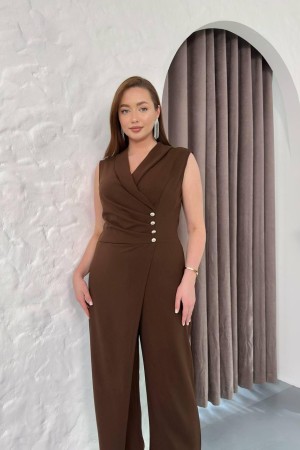 KAHVE TULUM KREP KUMAŞ 185783