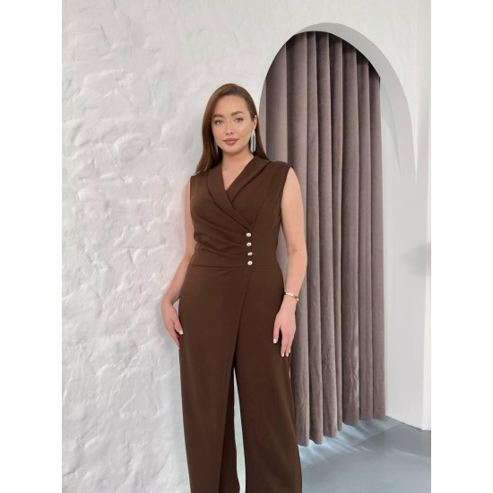 KAHVE TULUM KREP KUMAŞ 185783