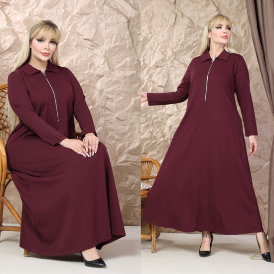 BORDO ELBİSE OYSHO KUMAŞ 185845