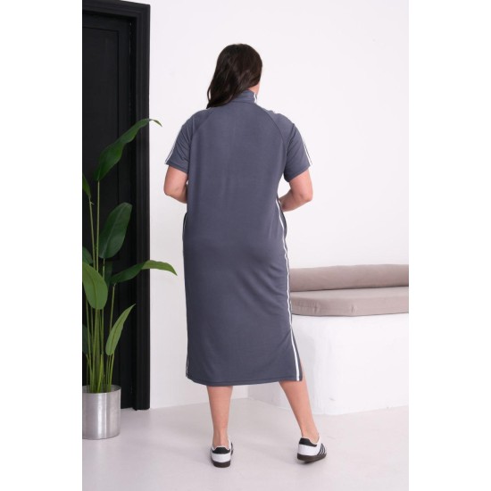 GRİ ELBİSE KRİSTAL KUMAŞ 185850