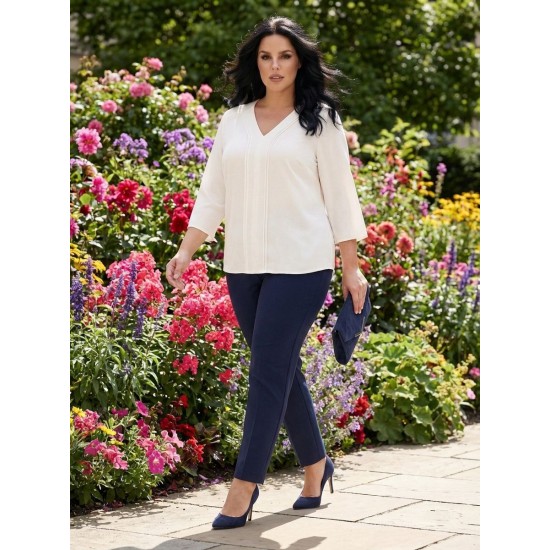 BEYAZ BLUZ KREP KUMAŞ 185710