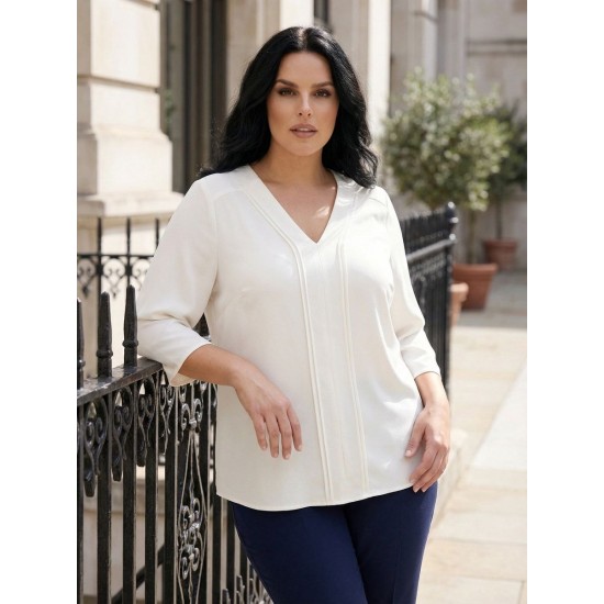 BEYAZ BLUZ KREP KUMAŞ 185710