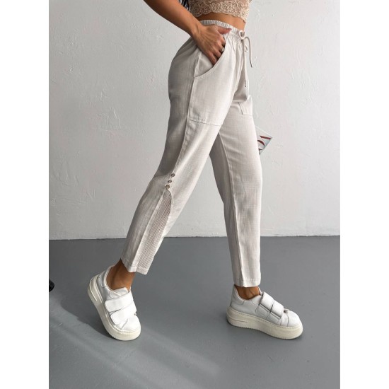 BEJ KETEN PANTOLON 185889