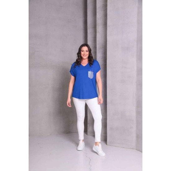 SAKS BLUZ VİSKON KUMAŞ 185873