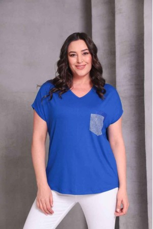 SAKS BLUZ VİSKON KUMAŞ 185873