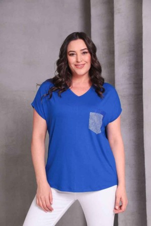 SAKS BLUZ VİSKON KUMAŞ 185873