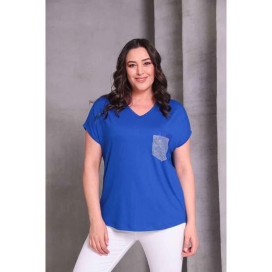 SAKS BLUZ VİSKON KUMAŞ 185873