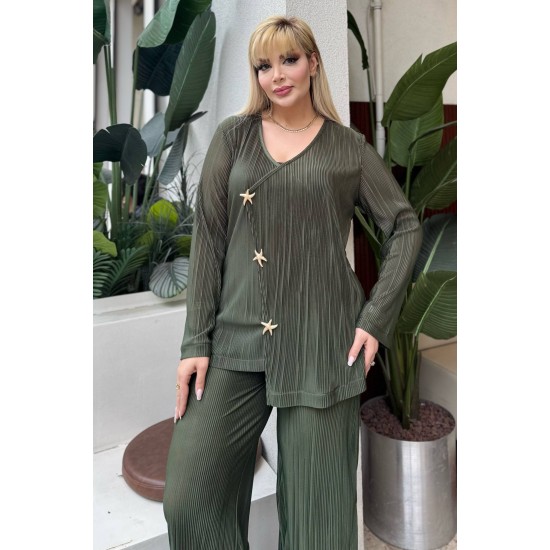 HAKİ TAKIM ÖRME PİLİSE KUMAŞ 185544