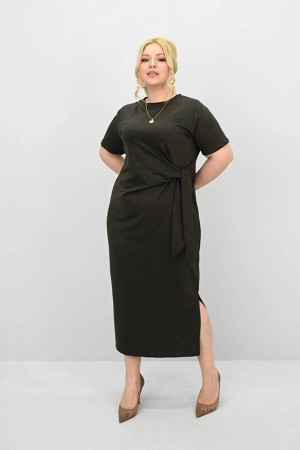 HAKİ ELBİSE İKİ İPLİK KUMAŞ 185775