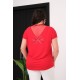 KIRMIZI BLUZ VİSKON KUMAŞ 185567