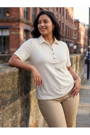 BEYAZ TSHIRT POLO YAKA 185834
