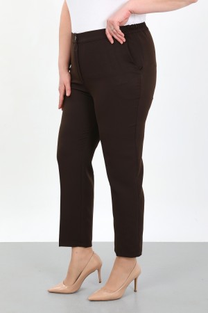 KAHVE PANTOLON DABIL KUMAŞ 185901