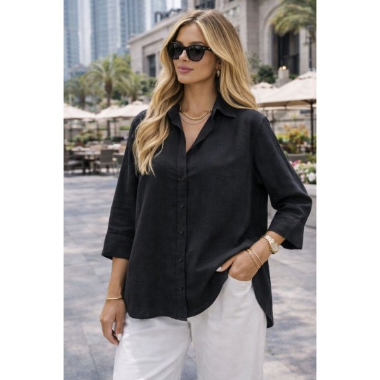 YIKAMALI PAMUK KETEN GÖMLEK 185929