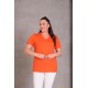 ORANGE BLOUSE VISCOSE FABRIC 185592