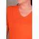 ORANGE BLOUSE VISCOSE FABRIC 185592