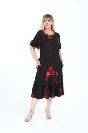 DESENLİ ELBİSE VISKON KUMAŞ 185641