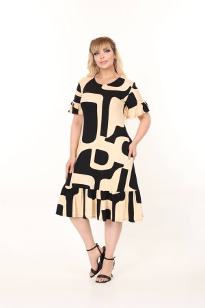 DESENLİ ELBİSE VISKON KUMAŞ 185643