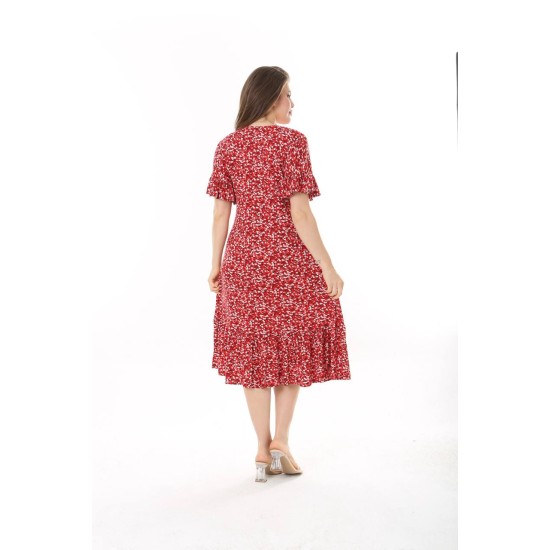 DESENLİ ELBİSE VISKON KUMAŞ 185645