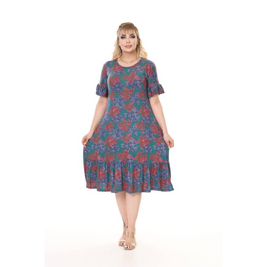 DESENLİ ELBİSE VISKON KUMAŞ 185646