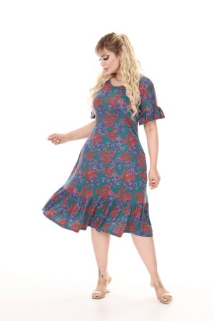 DESENLİ ELBİSE VISKON KUMAŞ 185646