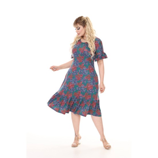 DESENLİ ELBİSE VISKON KUMAŞ 185646