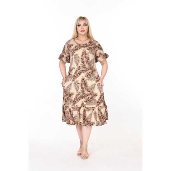 DESENLİ ELBİSE VISKON KUMAŞ 185647