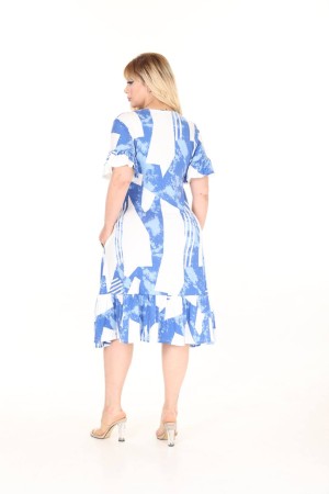 DESENLİ ELBİSE VISKON KUMAŞ 185648