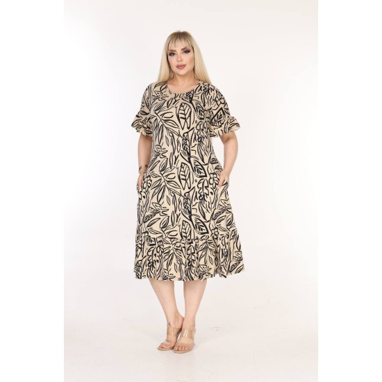 DESENLİ ELBİSE VISKON KUMAŞ 185650