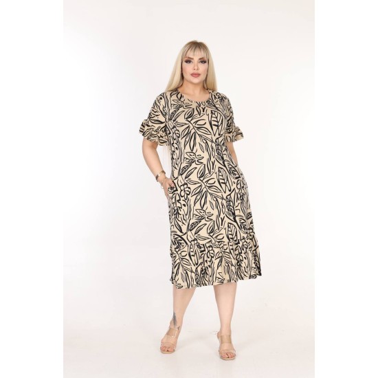 DESENLİ ELBİSE VISKON KUMAŞ 185650