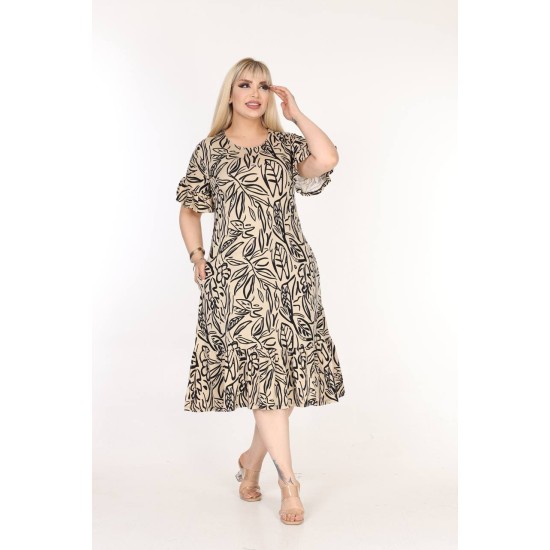 DESENLİ ELBİSE VISKON KUMAŞ 185650