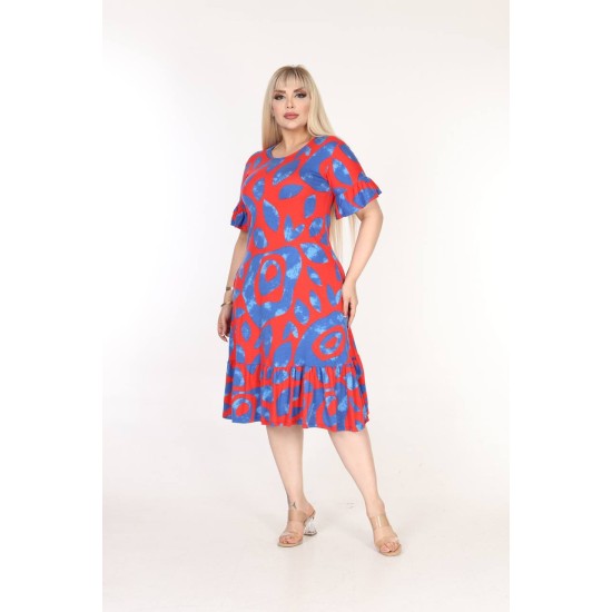 DESENLİ ELBİSE VISKON KUMAŞ 185651