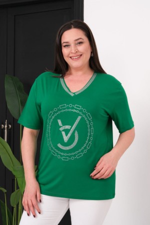 YEŞİL BLUZ VİSKON KUMAŞ 185608