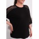 BLACK BLOUSE VISCOSE FABRIC 185612
