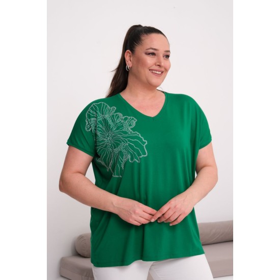 YEŞİL BLUZ VİSKON KUMAŞ 185613