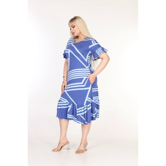 DESENLİ ELBİSE VISKON KUMAŞ 185652