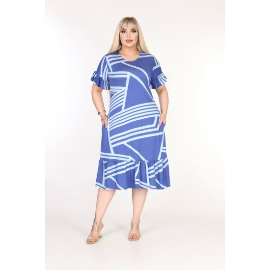 DESENLİ ELBİSE VISKON KUMAŞ 185652