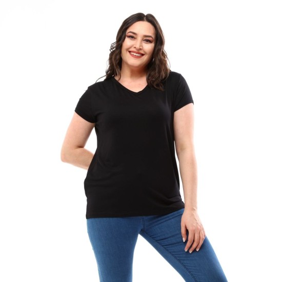 SİYAH BLUZ VİSKON KUMAŞ 185634