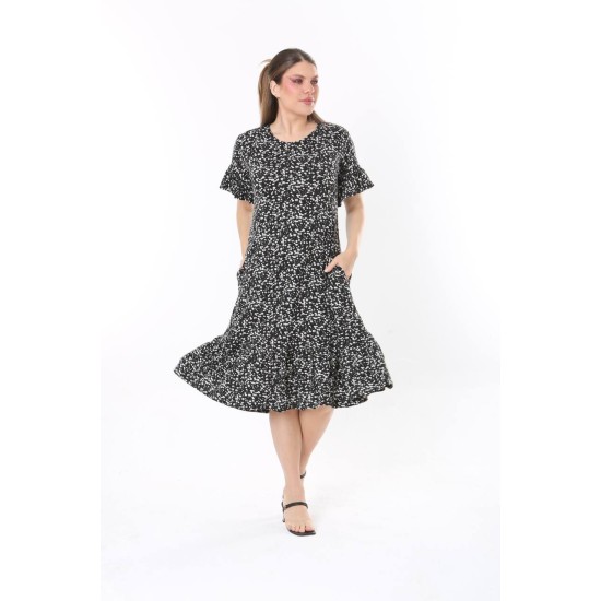 DESENLİ ELBİSE VISKON KUMAŞ 185653