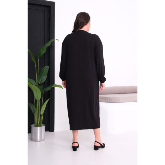 SİYAH ELBİSE VİSKON KUMAŞ 185789