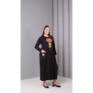SİYAH ELBİSE VİSKON KUMAŞ 185785