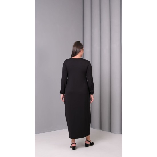 SİYAH ELBİSE VİSKON KUMAŞ 185785