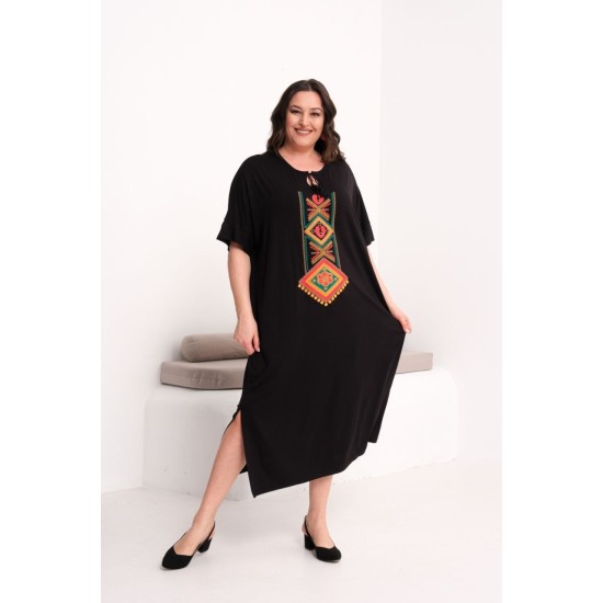 SİYAH ELBİSE VİSKON KUMAŞ 185803