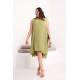 YEŞİL ELBİSE MODAL KUMAŞ 185805