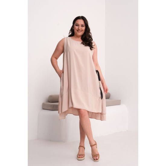 PUDRA ELBİSE MODAL KUMAŞ 185806