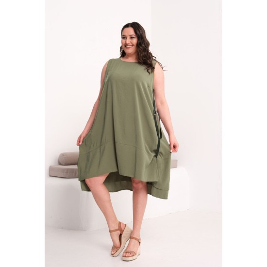 HAKİ ELBİSE MODAL KUMAŞ 185808